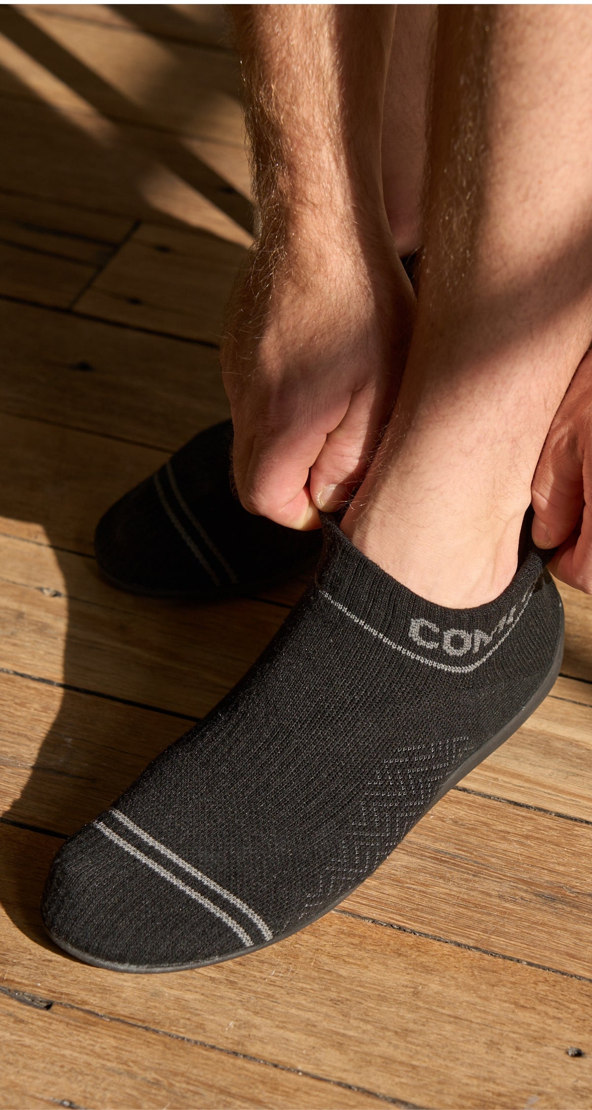 Shapes to your foot.